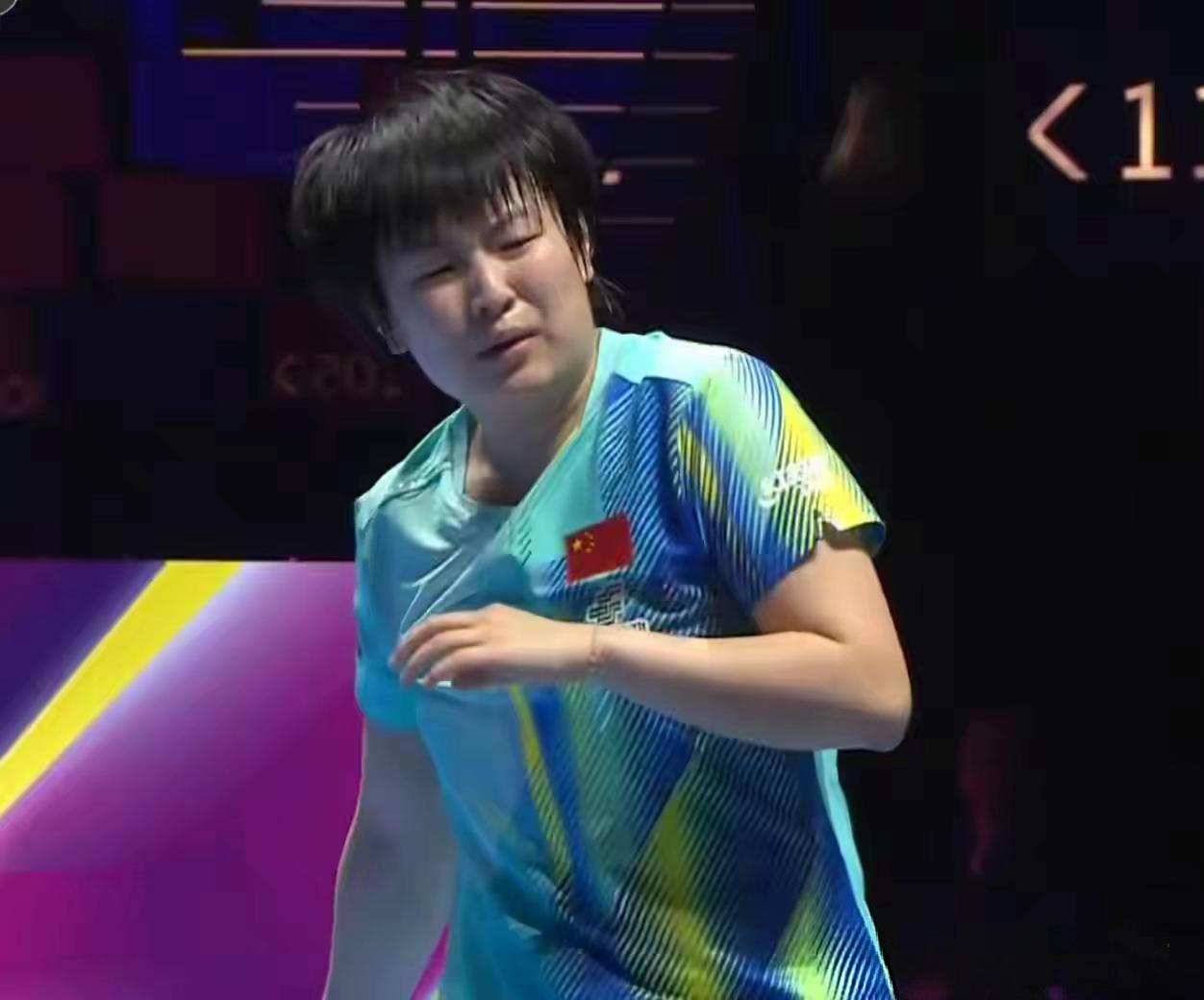 【覃予萱1-4不敌温特，对手后力绵绵】
澳门世界杯 1/8决赛，覃予萱 1-4 