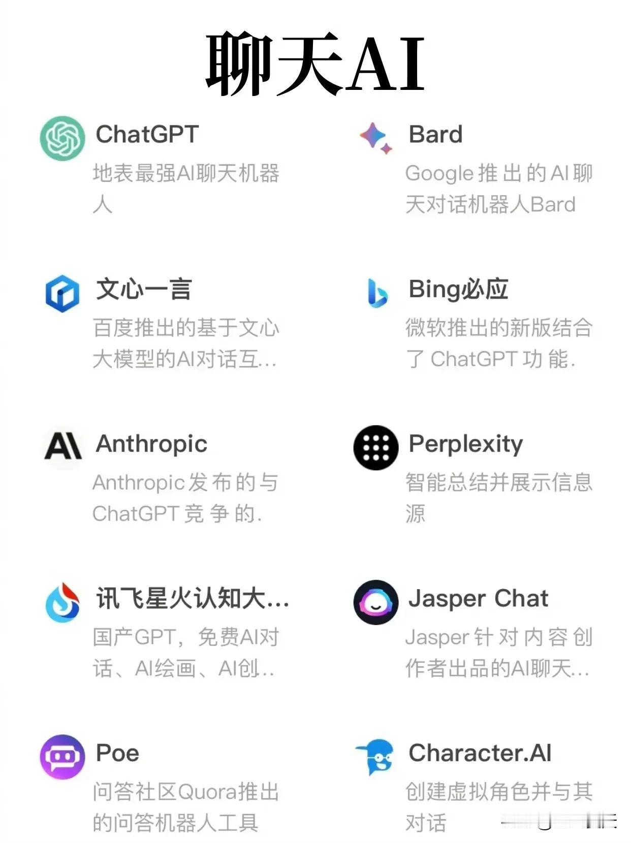 AI工具大合集

很全！！！