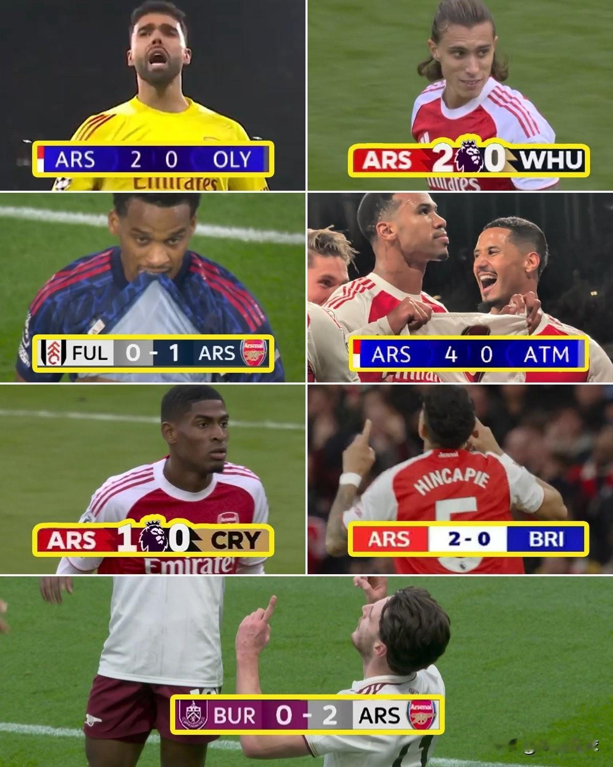 阿森纳已连续11小时26分钟零失球，连续七场零封对手，展现防守统治力！
或许，这