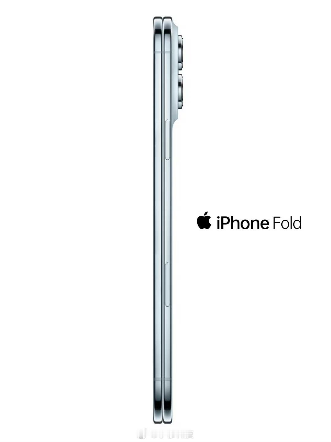 iPhone18Fold中框曝光网传iPhone Fold设计1.采用钛、铝合金