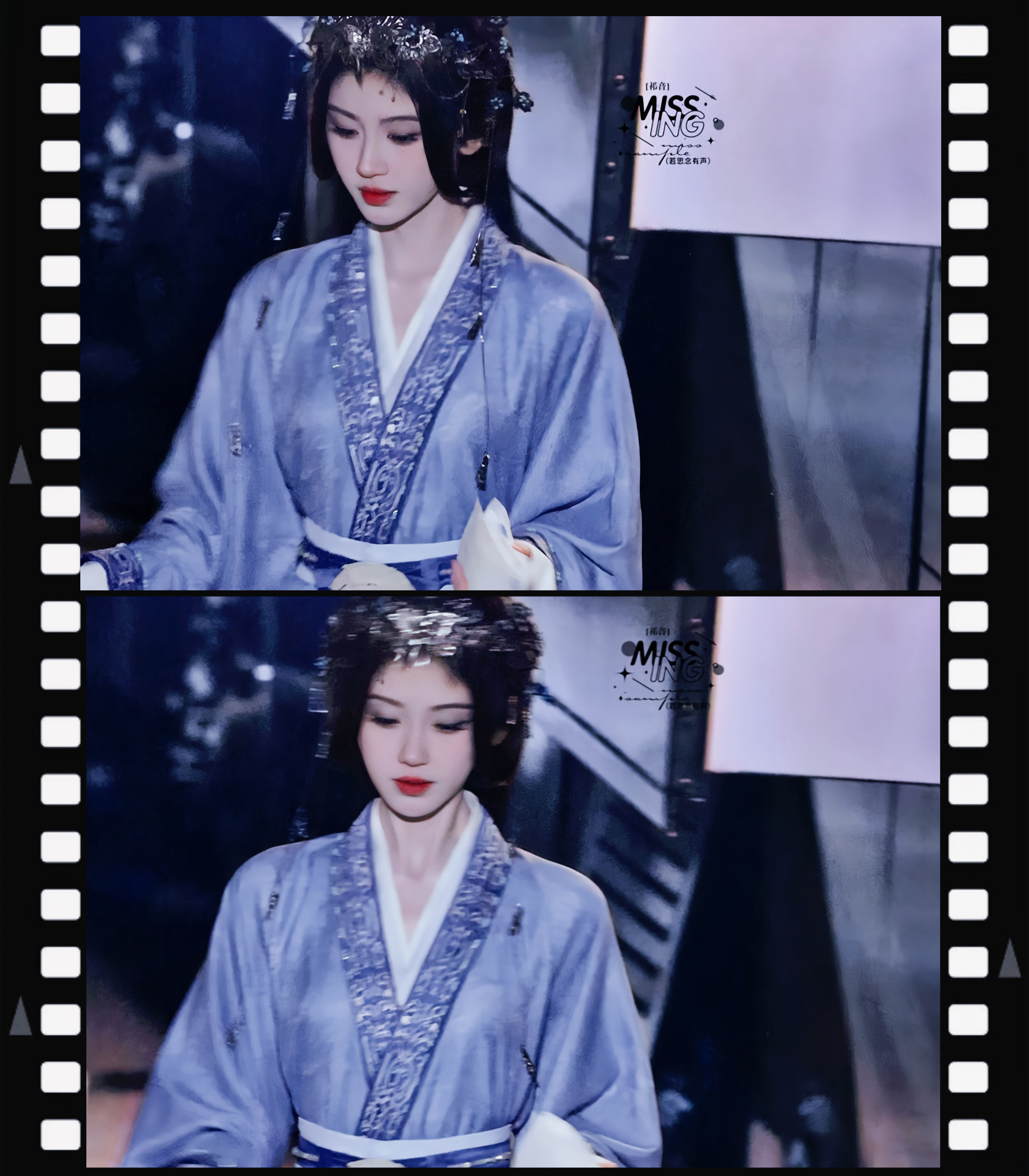 鞠婧祎  鬼塑的国师大人和夜晚很配呢 鞠婧祎完全月下美人