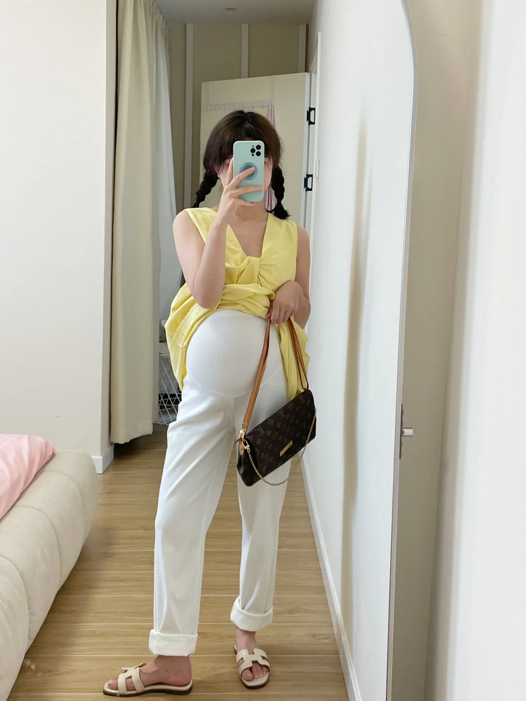 梨形身材的孕妈妈冲这条裤子～