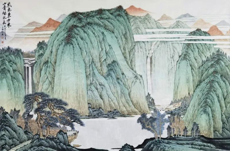 山水之间，意蕴悠长
——从一幅画评王保起山水画作

何东先生
 
在当代中国画坛