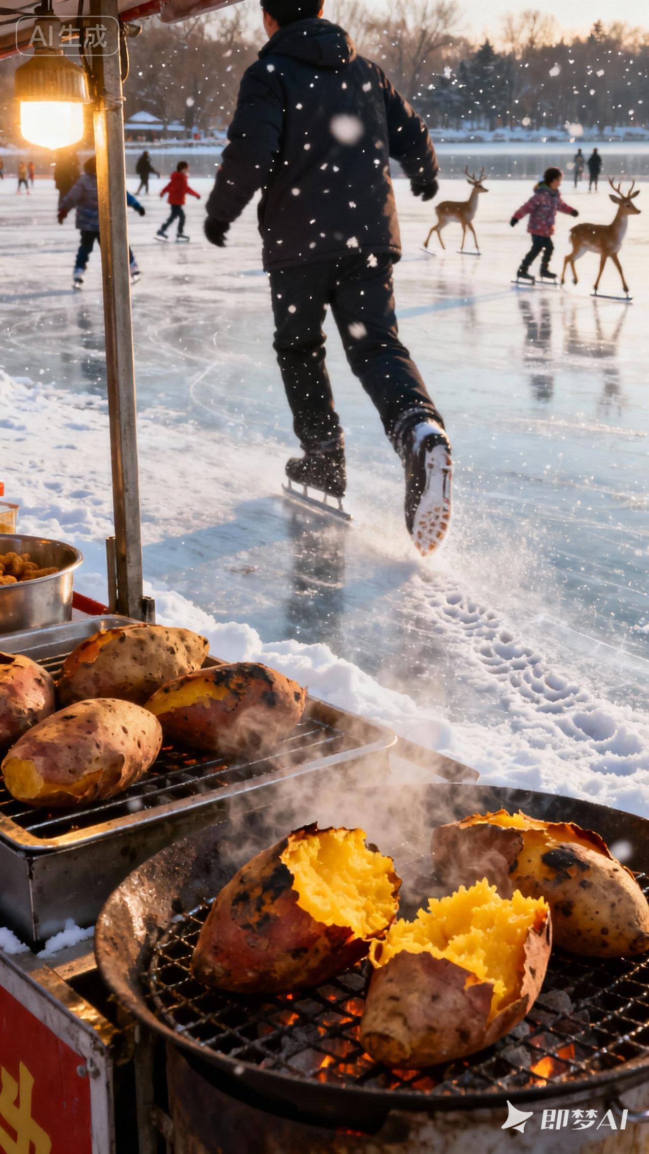 冬日生活打卡季冬日，是时光藏起的童话匣子！我踩着咯吱作响的雪毯，奔赴一场与冬的约