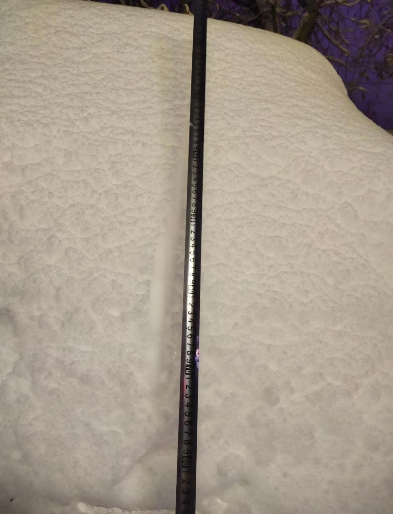 2026311第一场大雪下的那么认真，才一米深，还在不停的下，歇会儿下不香吗?下