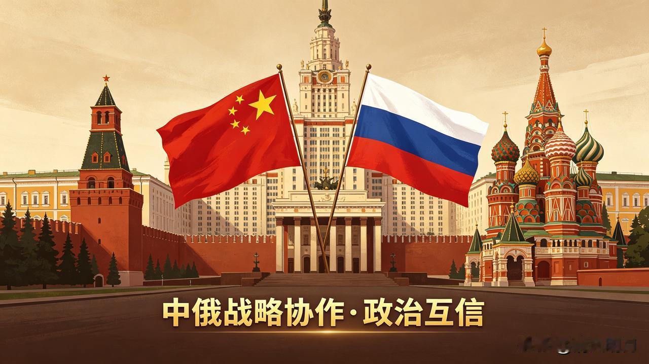 中俄秉持不结盟、不对抗、不针对第三方原则，构建起成熟稳固的新型大国关系，深厚战略