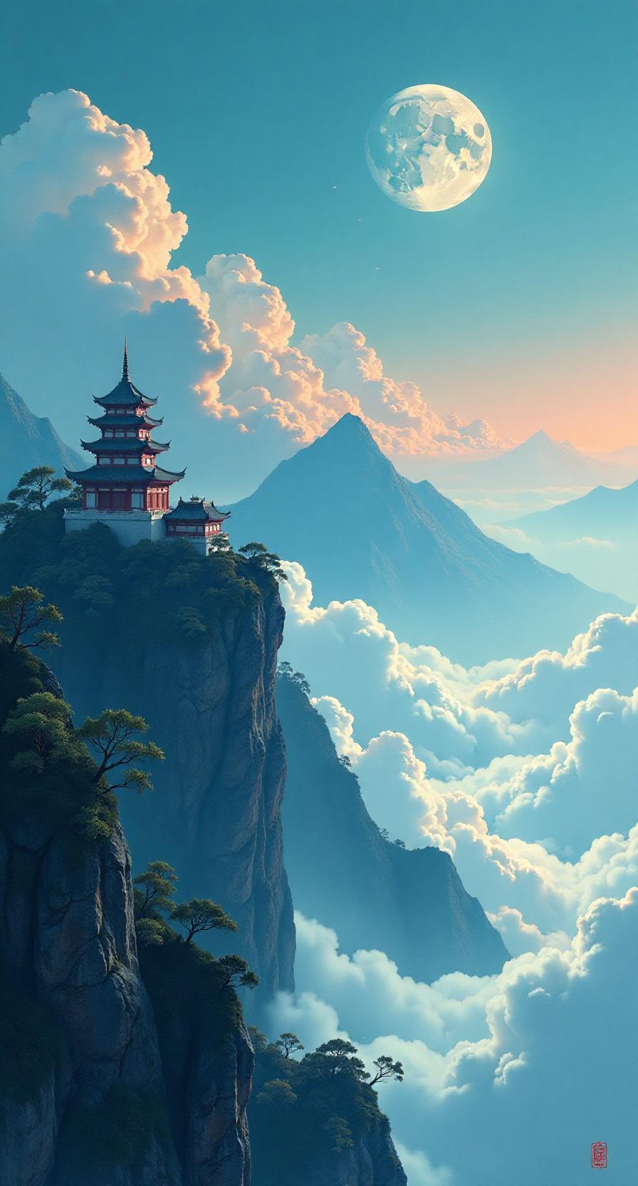 云海浩渺云海潮。友友们继续对分享给大家！