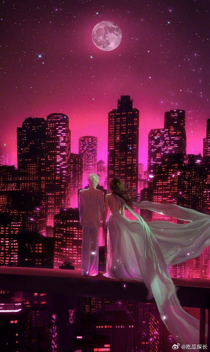 戚薇李承铉情人节秀恩爱 戚薇李承铉科技感大片，太会拍了吧！戚薇李承铉科技感大片