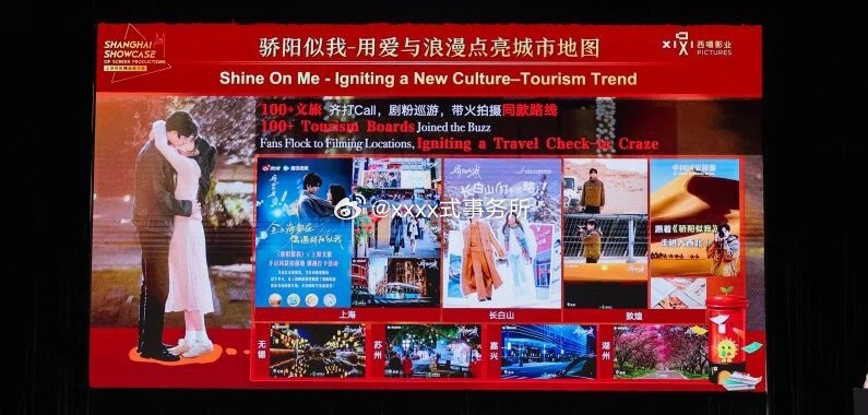 宋威龙 赵今麦《骄阳似我》在香港国际影视展上，还提到100+文旅齐打Call，剧