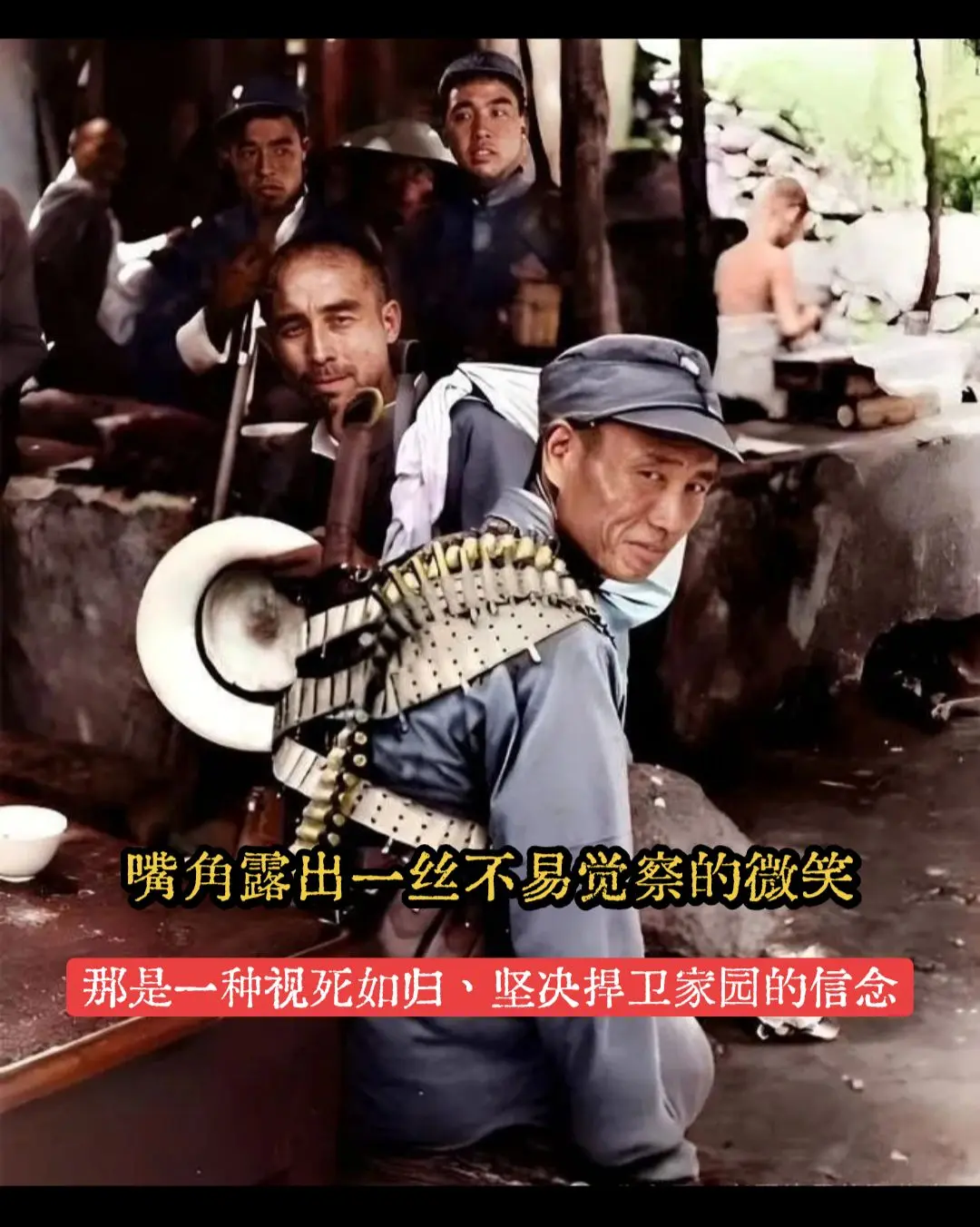 1937年8月28日，英国一本权威杂志上，刊登了一幅照片。一名中国士兵...