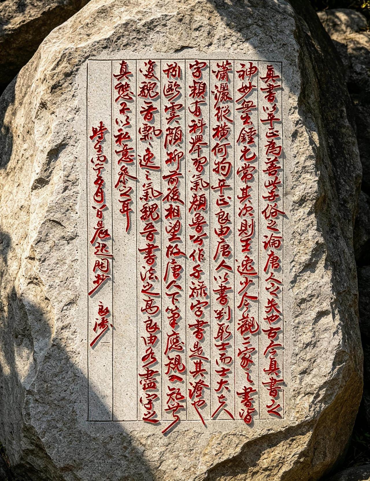 清晨偷得半刻闲，铺纸研墨仿蔡襄。《续书谱》里藏乾坤，我只要这片刻的墨香与心安。字