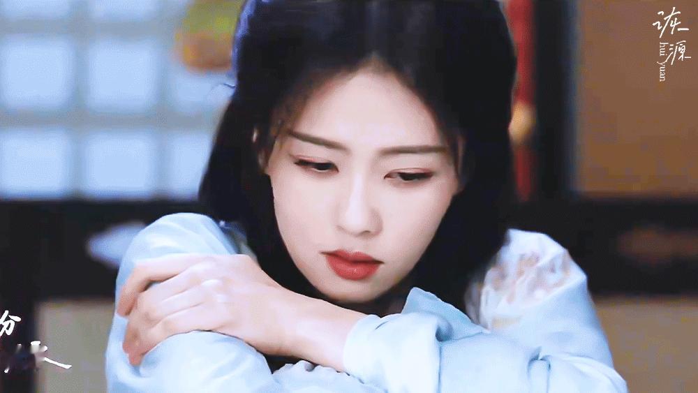 白鹿 《莫离》叶璃 / 动图▷EP07-11 半披+蓝衣-大家不信她有猴子 委屈
