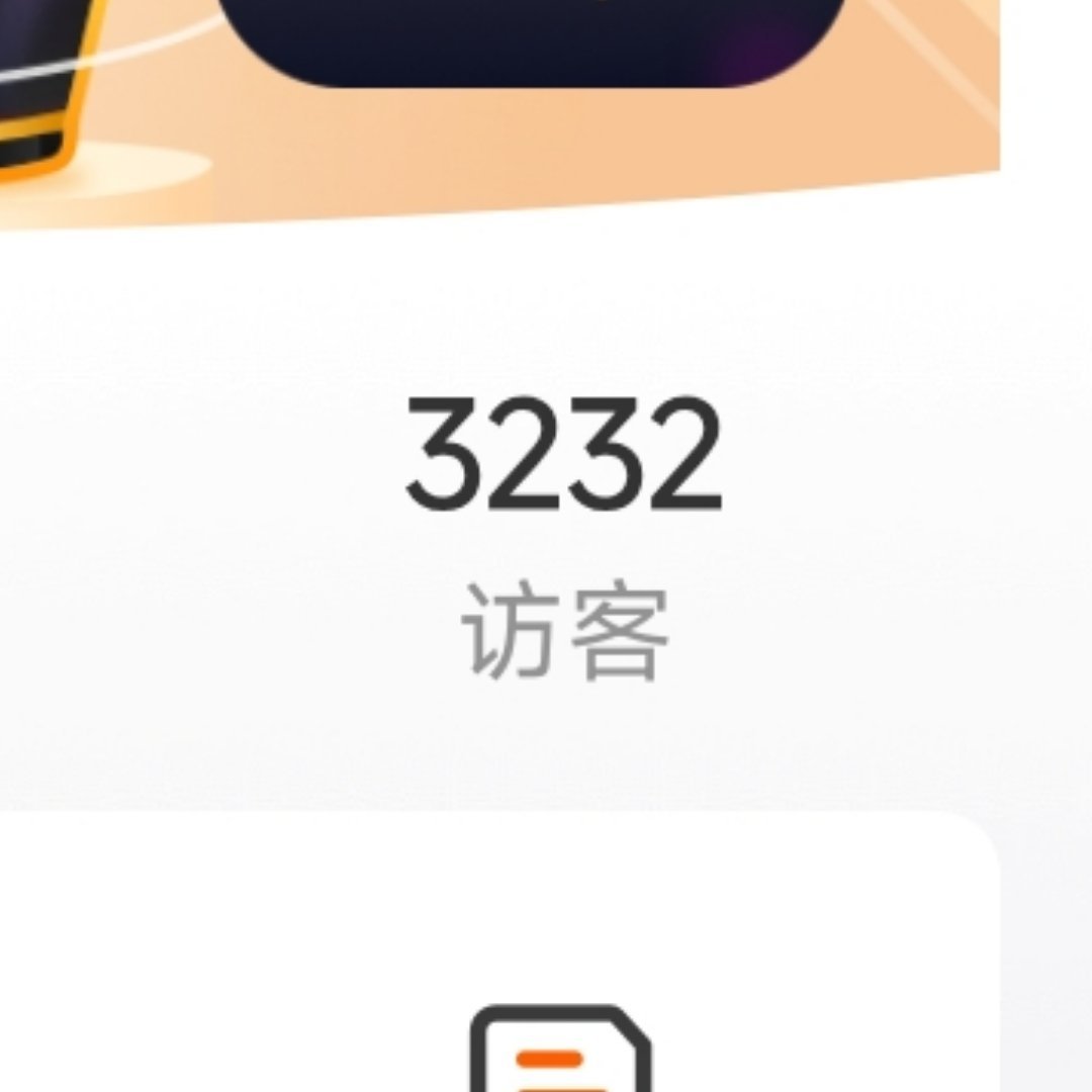 我怎么觉得这个访客数不太对劲呢 