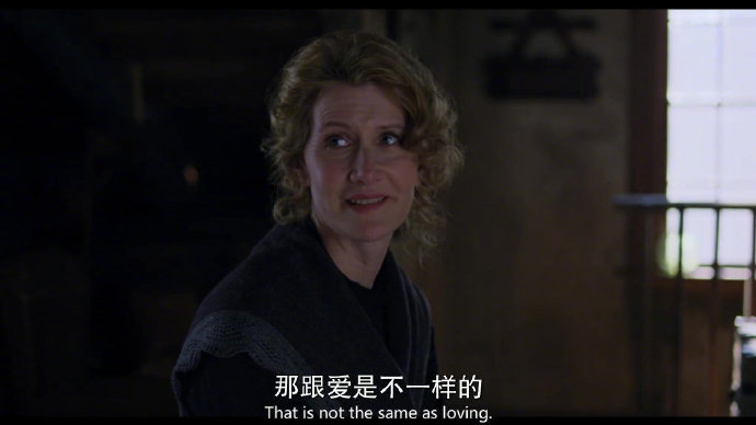 “我更在乎被爱。”“那跟爱是不一样的。”——《小妇人》​​​