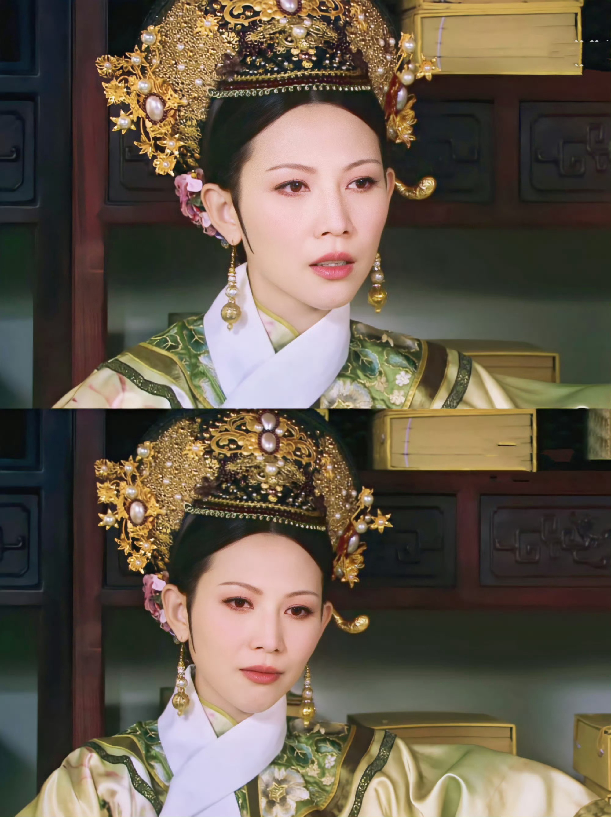 #如懿传是因蔡少芬而写的#蔡少芬演的皇后真的很美啊，而且演技太棒了，一开始都没看