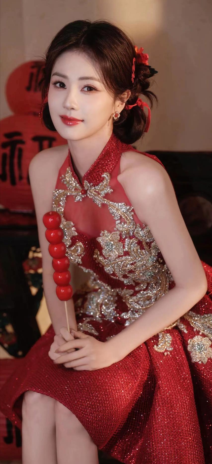 白鹿喜嫁红妆杀疯了！娇俏温婉双在线，这颜值谁顶得住？