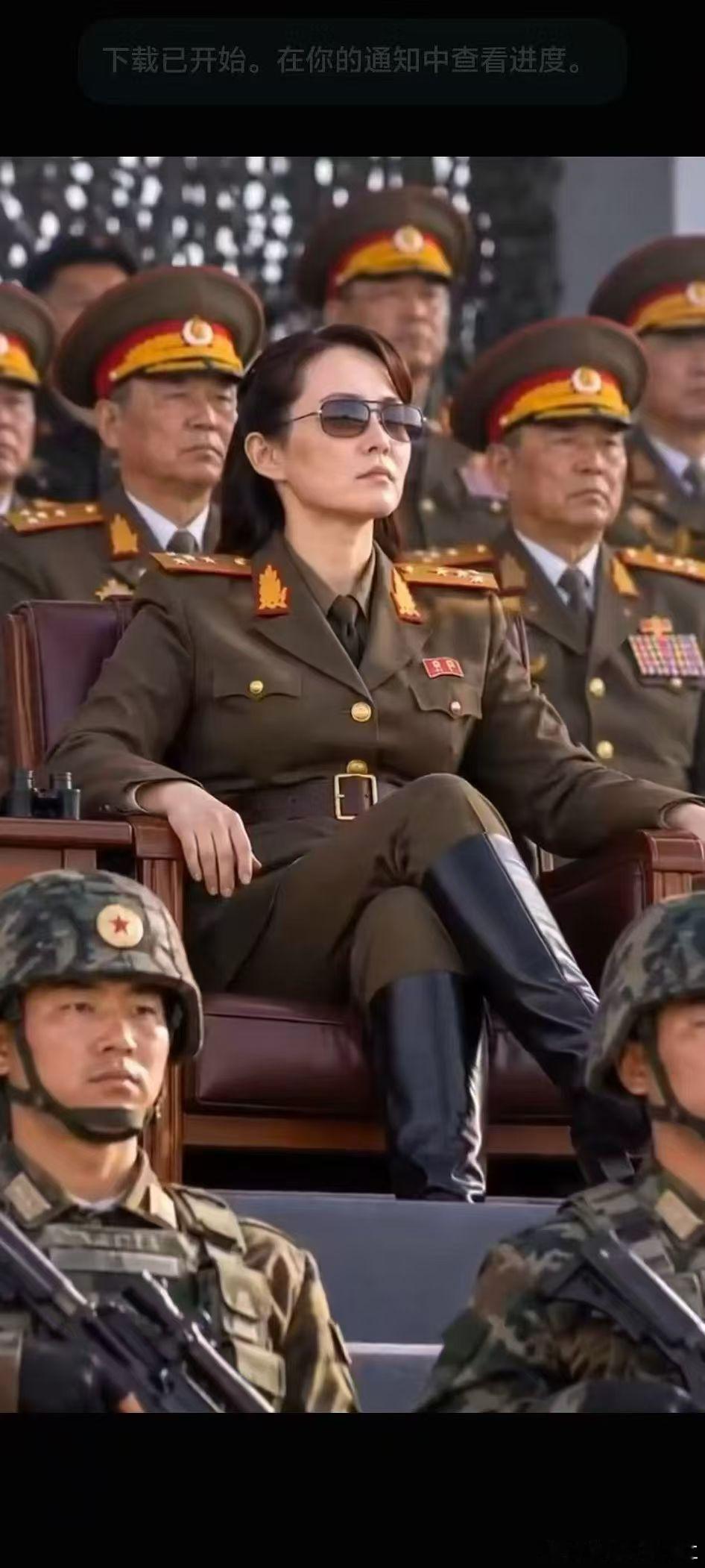 女将军气度不凡，能领导男将军的女将军她一定是个将军王！ ​​​