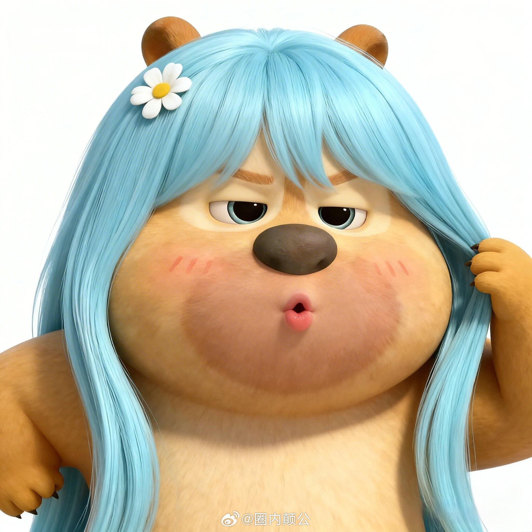 分享一组可爱的小熊🐻头像 