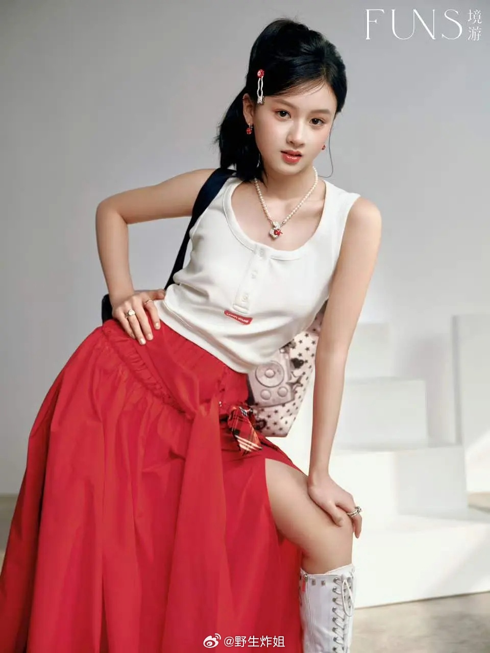 我没想到七七出道后走的居然是甜美风 