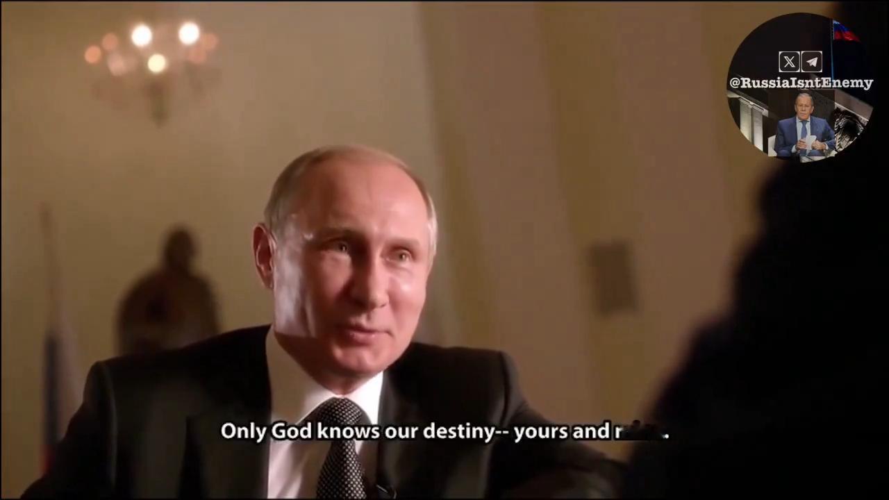 俄罗斯总统普京曾说：“只有上帝知道我们的命运，终有一天，死亡将降临在我们每个人身
