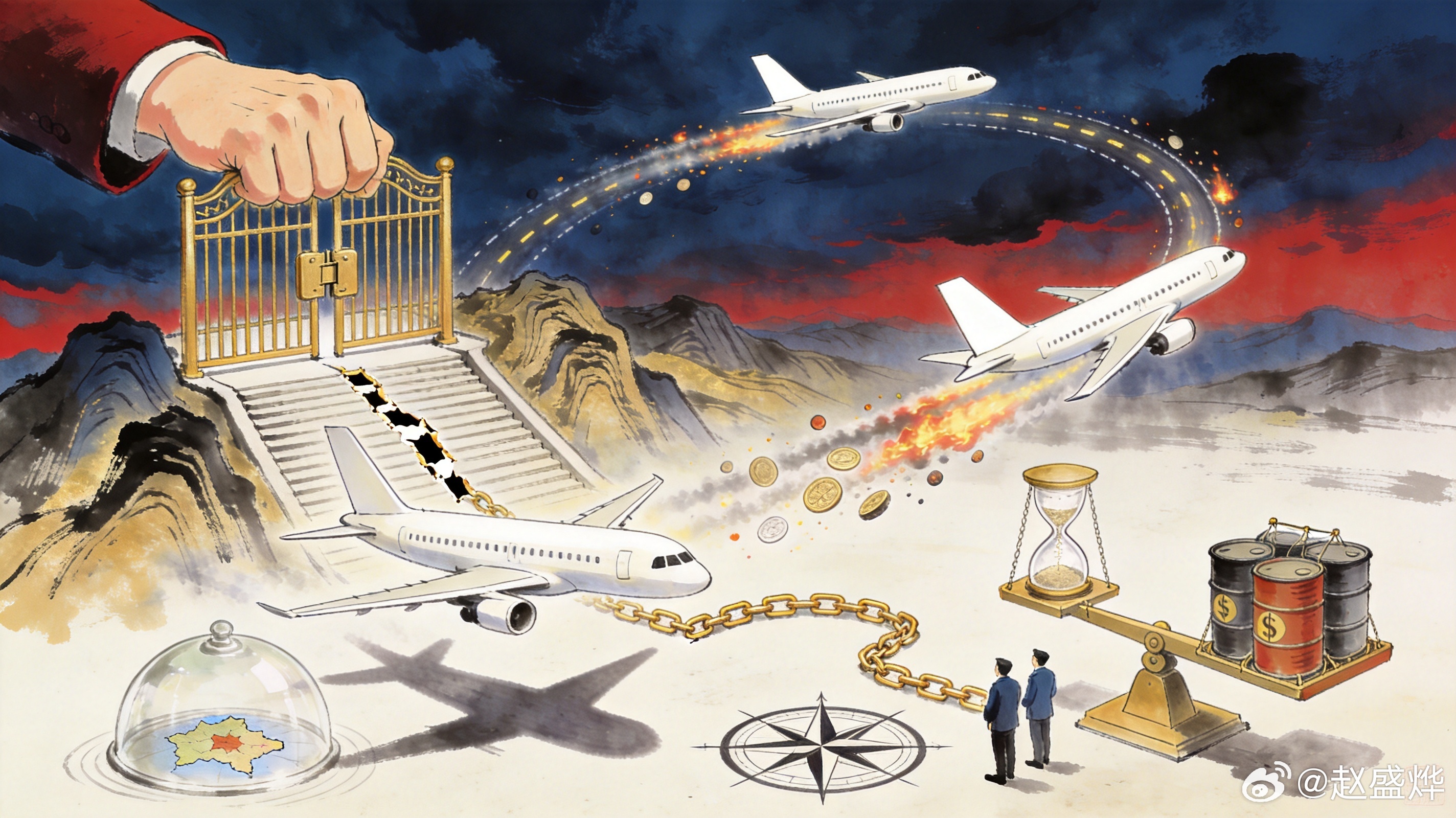 巴基斯坦关领空，台湾两航司一年得多飞几百万公里：彭博先报的，巴基斯坦国防部长赫瓦