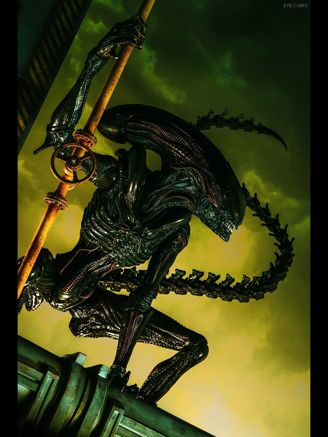 Hottoys新出的《异形：夺命舰》异形1:6比例珍藏人偶太帅了！ 