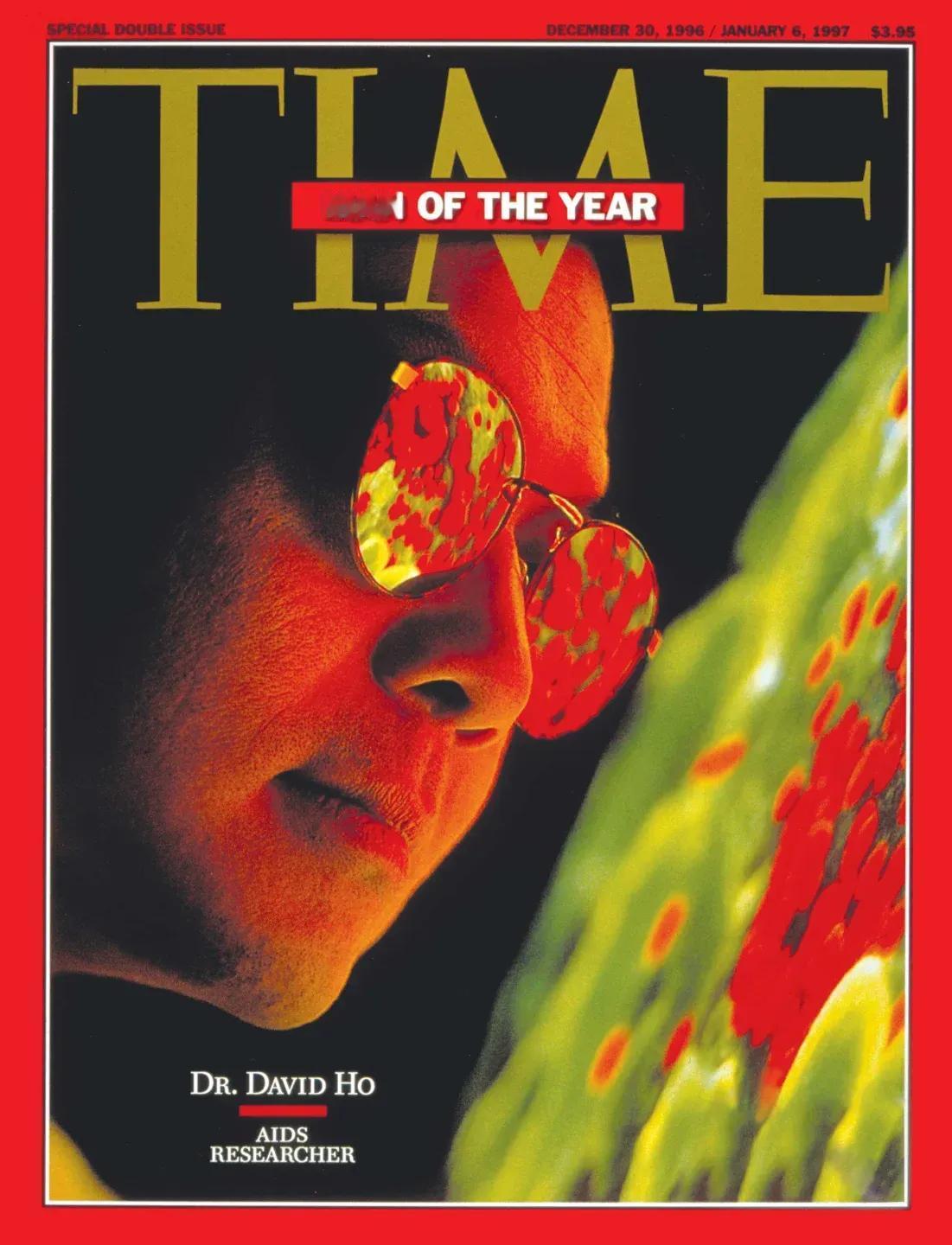 1996年11月23日，华裔科学家何大一因其在艾滋病研究领域的突破性贡献，被美国