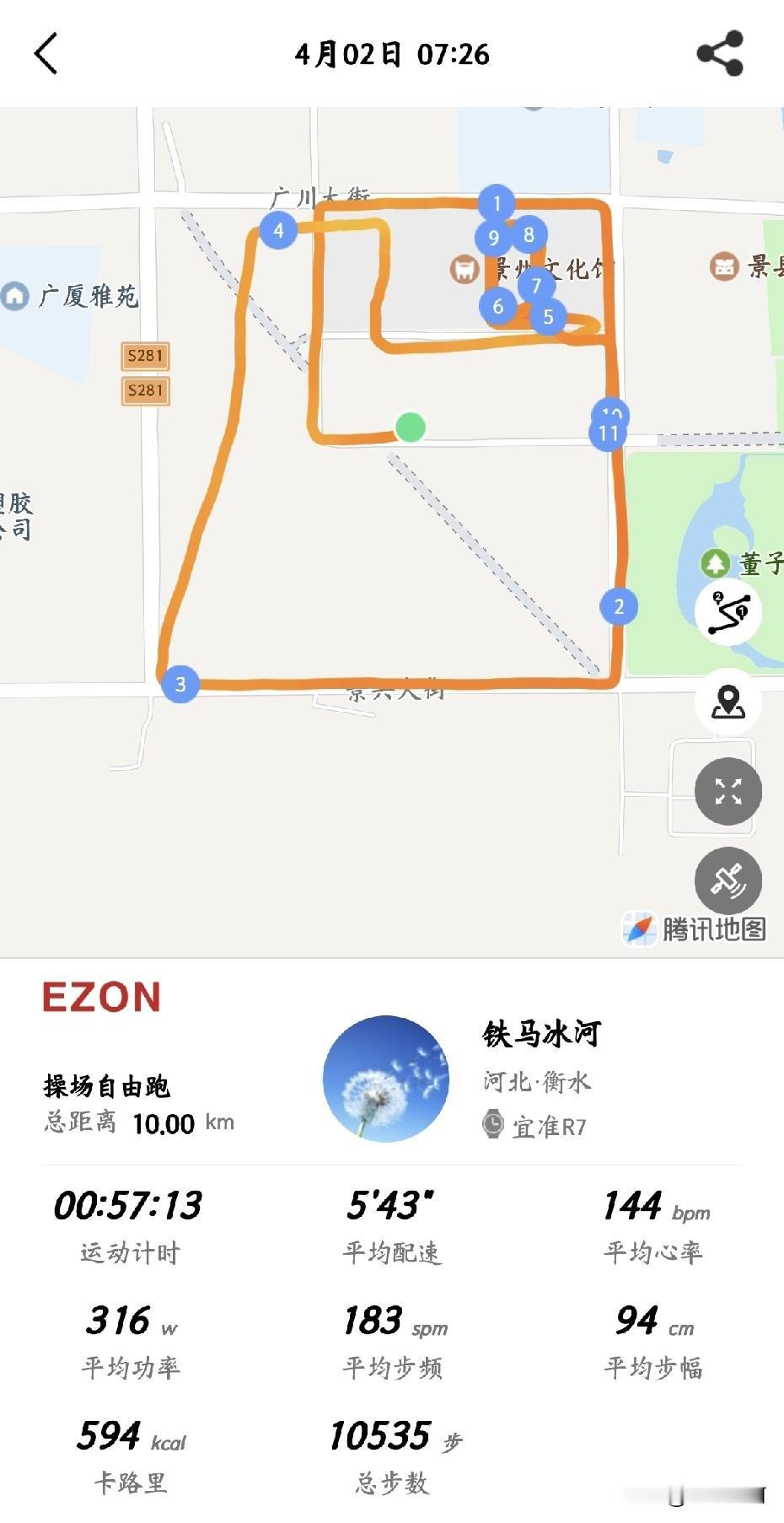 休息了几天，终于按耐不住激动的心情，再次踏上跑鞋，穿梭在大街小巷，回到跑道上。