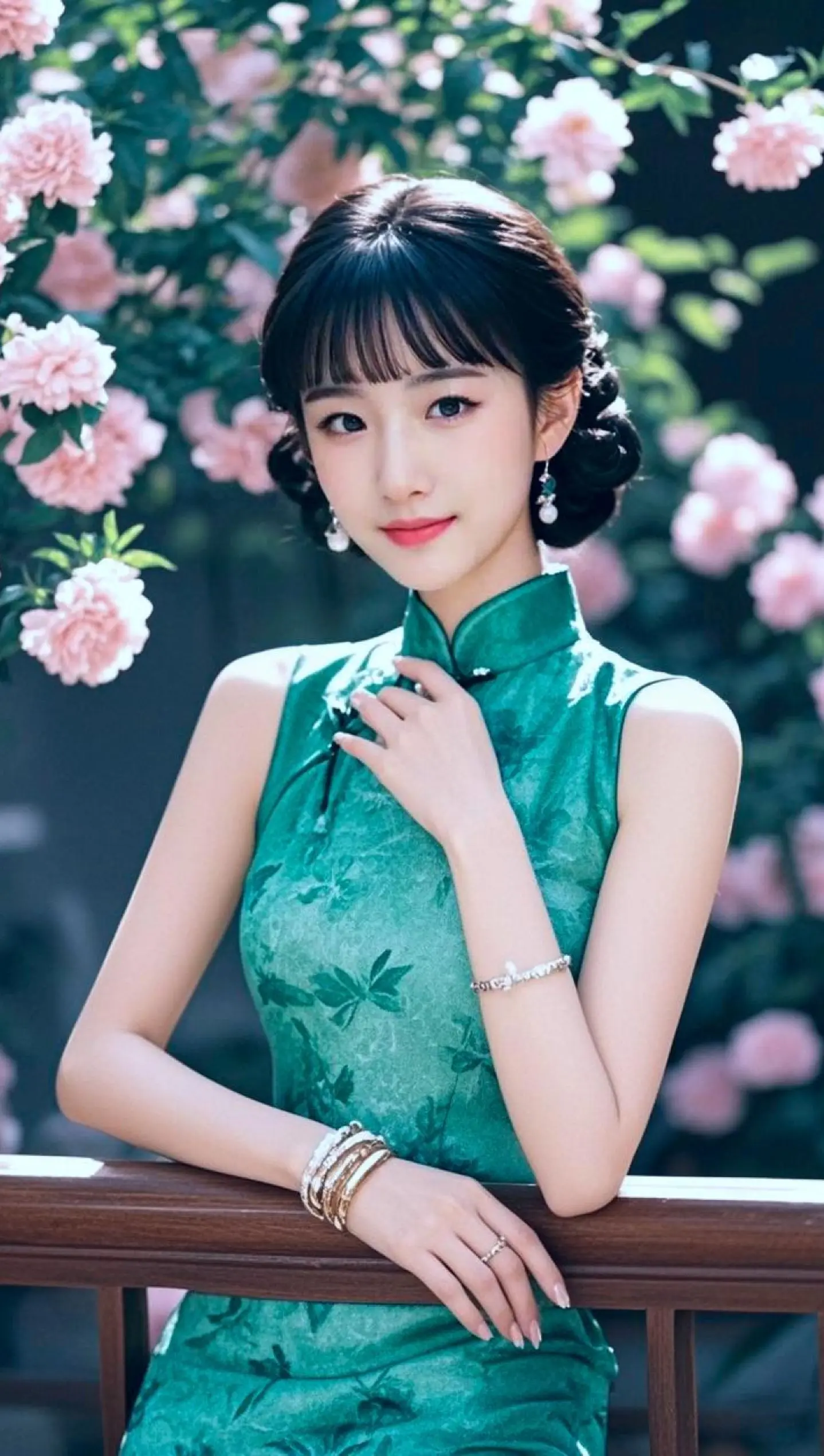 AI旗袍优雅写真 随变ai随便玩