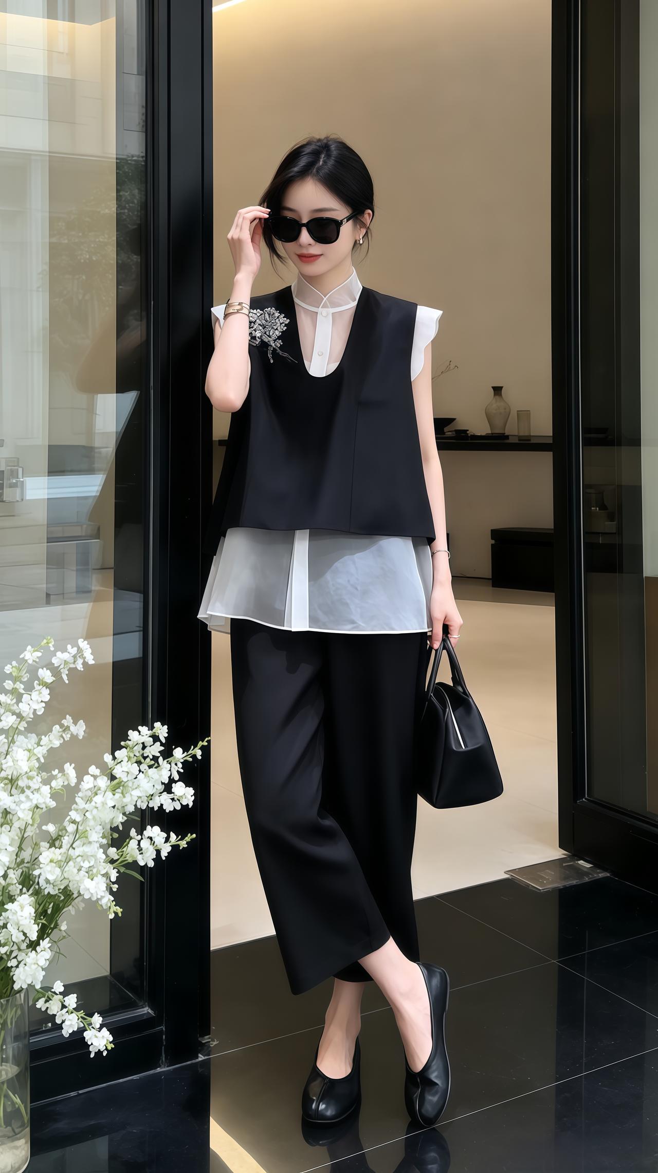 今日份高智感look 审美提升穿搭 穿搭 每日分享 韩系穿搭