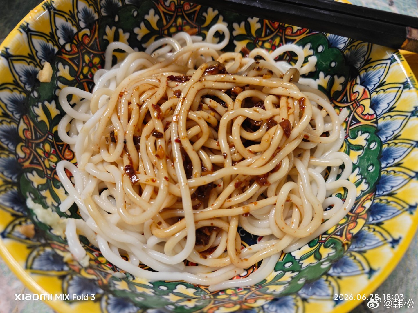 北京杂酱面。 