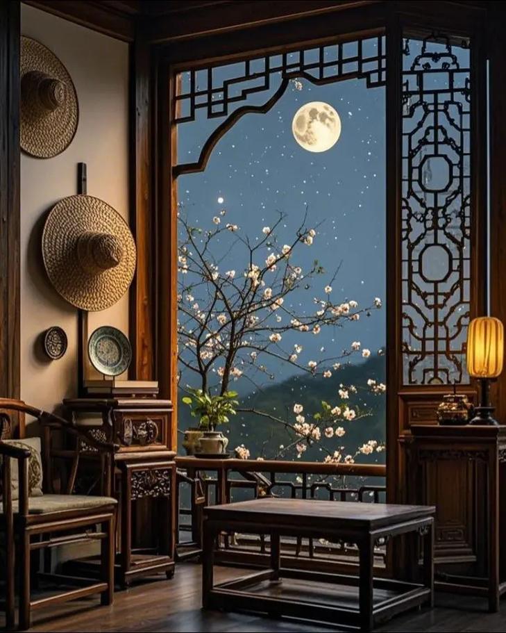 上联：山水田园，一枕清风半帘月；
下联：？？（邀友赐对）