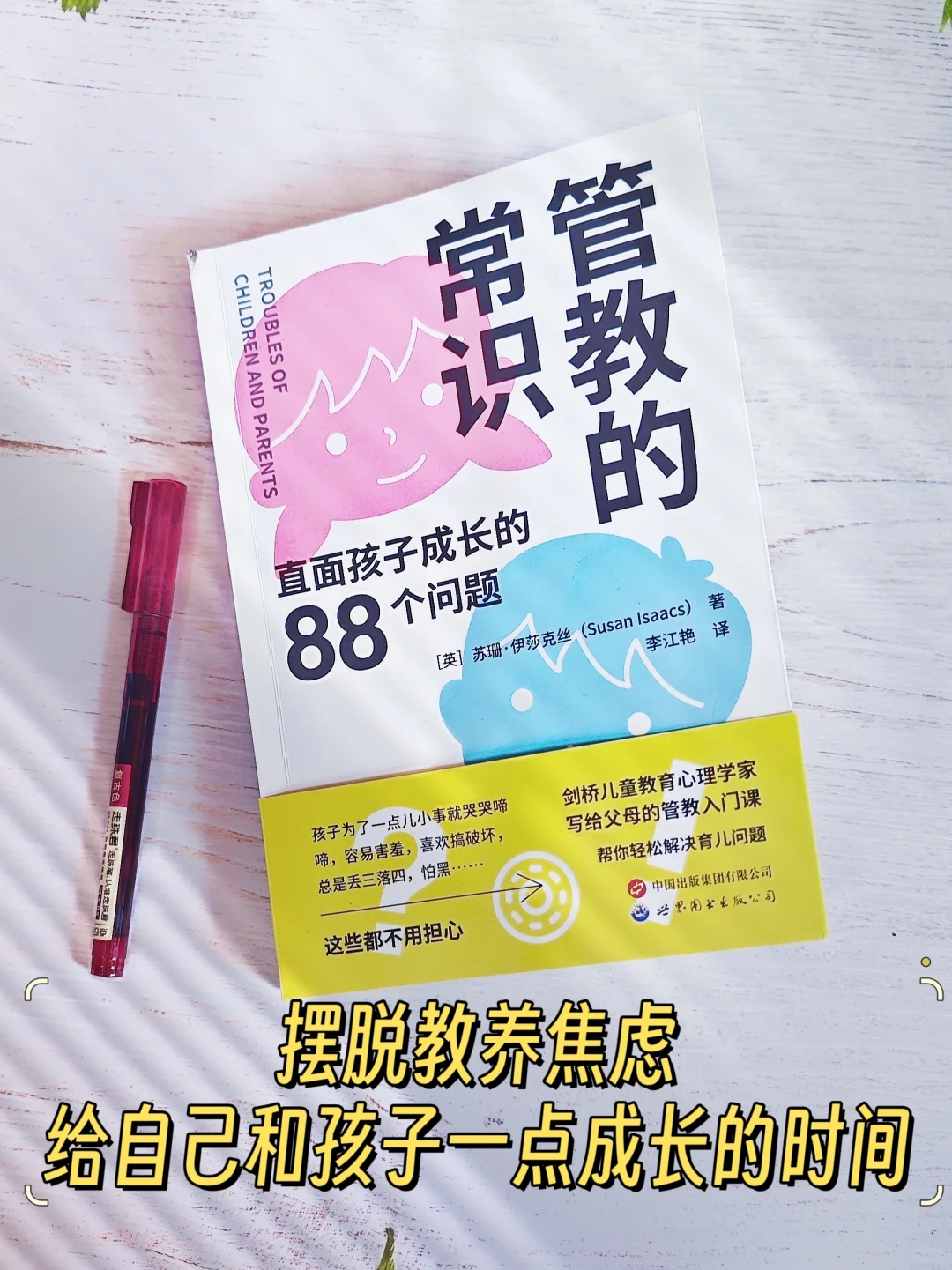 不打不骂的教育艺术，你需要《管教的常识》