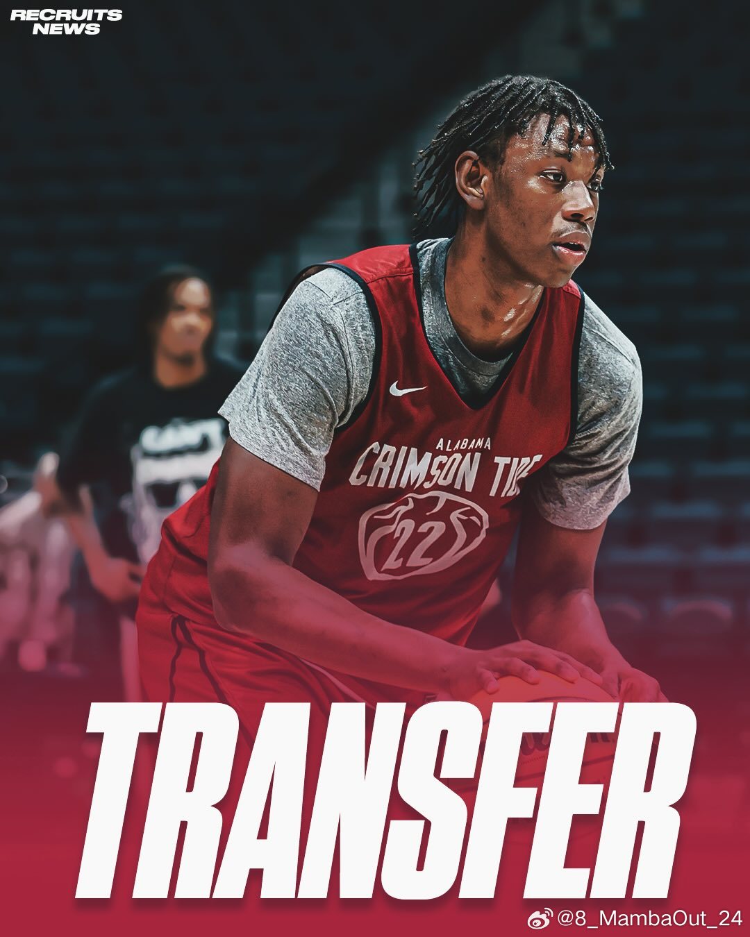 阿拉巴马大学内线艾登·谢雷尔(Aiden Sherrell)将进入转学窗口这位身