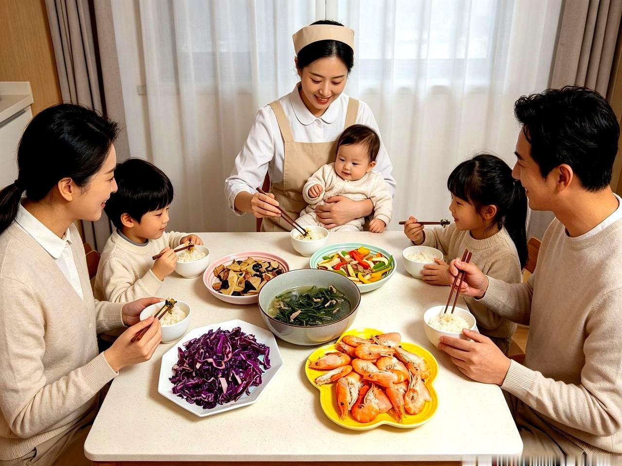 保姆跟着雇主出去吃饭，真不是外人想的那样“顺便蹭一顿”。
说白了，那顿饭还是工作