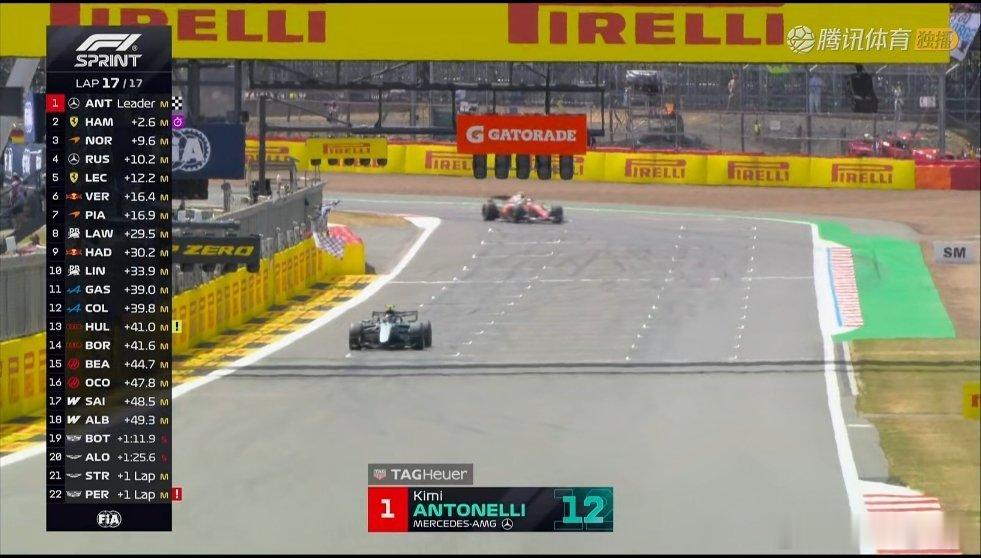 2026F1英国大奖赛银石的冲刺赛，对于小孩哥的质疑可以结束了，这可是老汉最熟悉