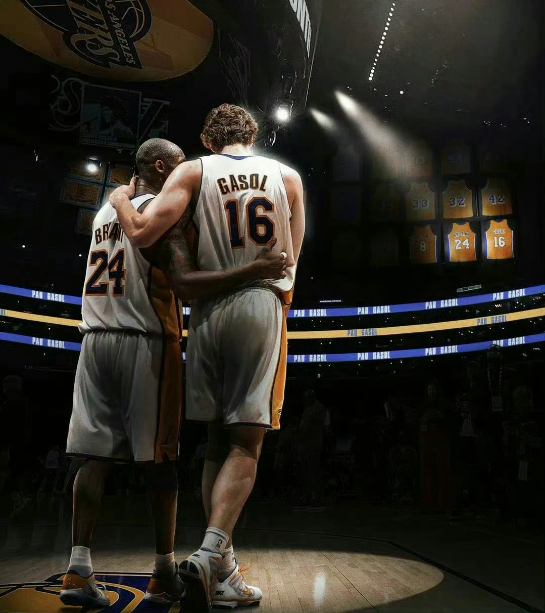 最好的友情是各自忙碌，又互相牵挂， 不用刻意想起，因为从未忘记❤️科比退役的第3