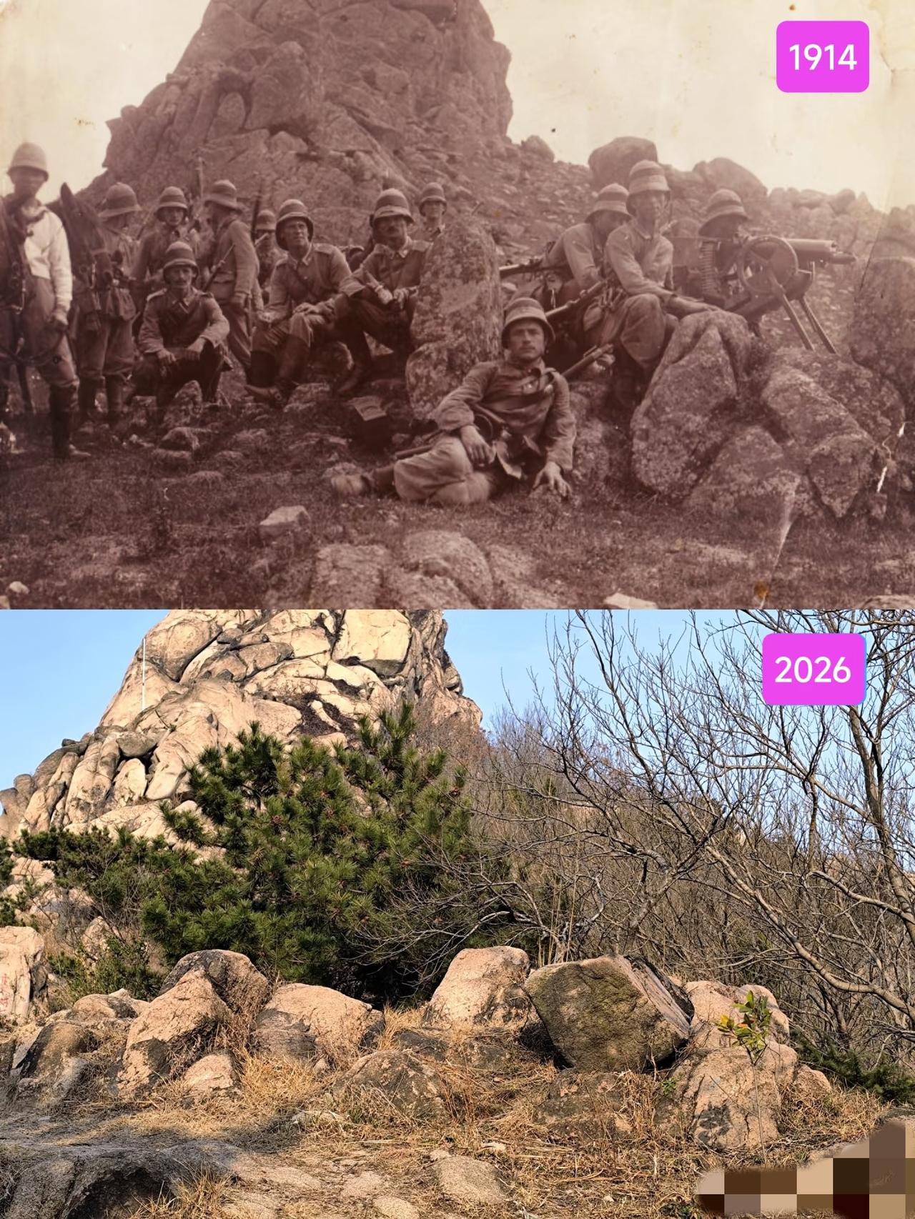 同样的一个地方，时隔112年。