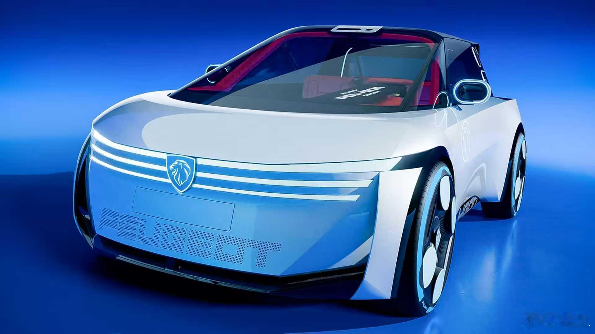 标致推出矩形方向盘概念法国品牌在设计上一直很大胆，Polygon概念代表了下一代