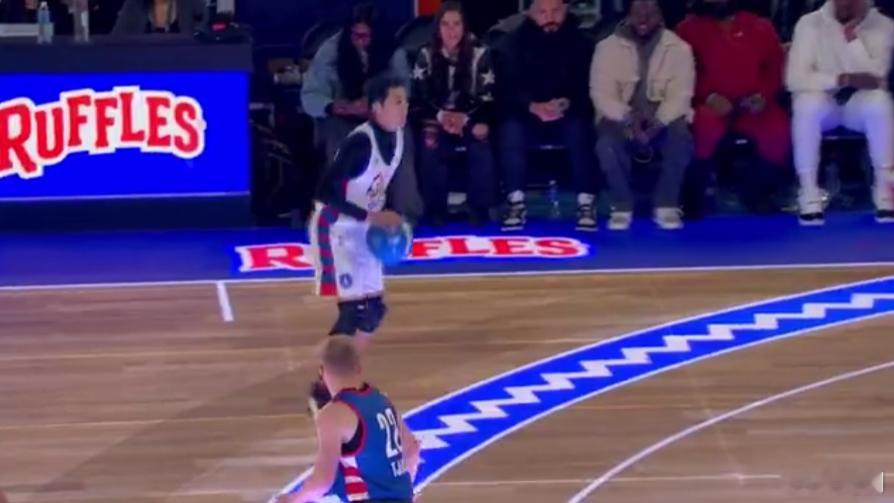 文体不分家让王鹤棣玩儿明白了  内娱篮球天花板王鹤棣再次出征，NBA全明星周末名