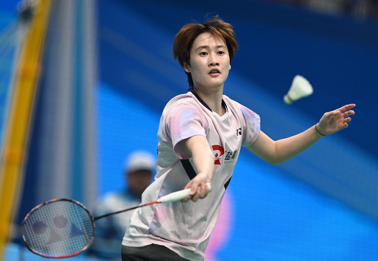 全运会羽毛球女单半决赛今天下午刚刚战罢，决赛对阵出炉
女单决赛：王祉怡vs陈雨菲