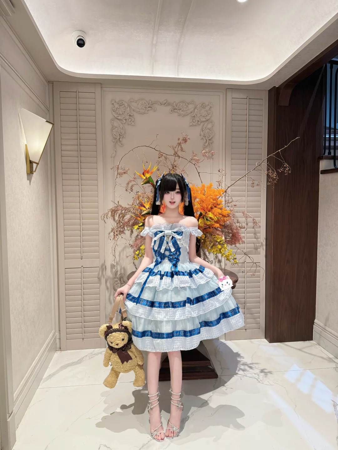 爱上高跟鞋搭配lolita