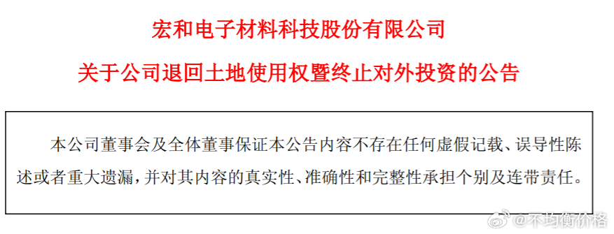 宏和科技：终止投资年产7200万米高性能电子级玻璃纤维布开发与生产项目---电子