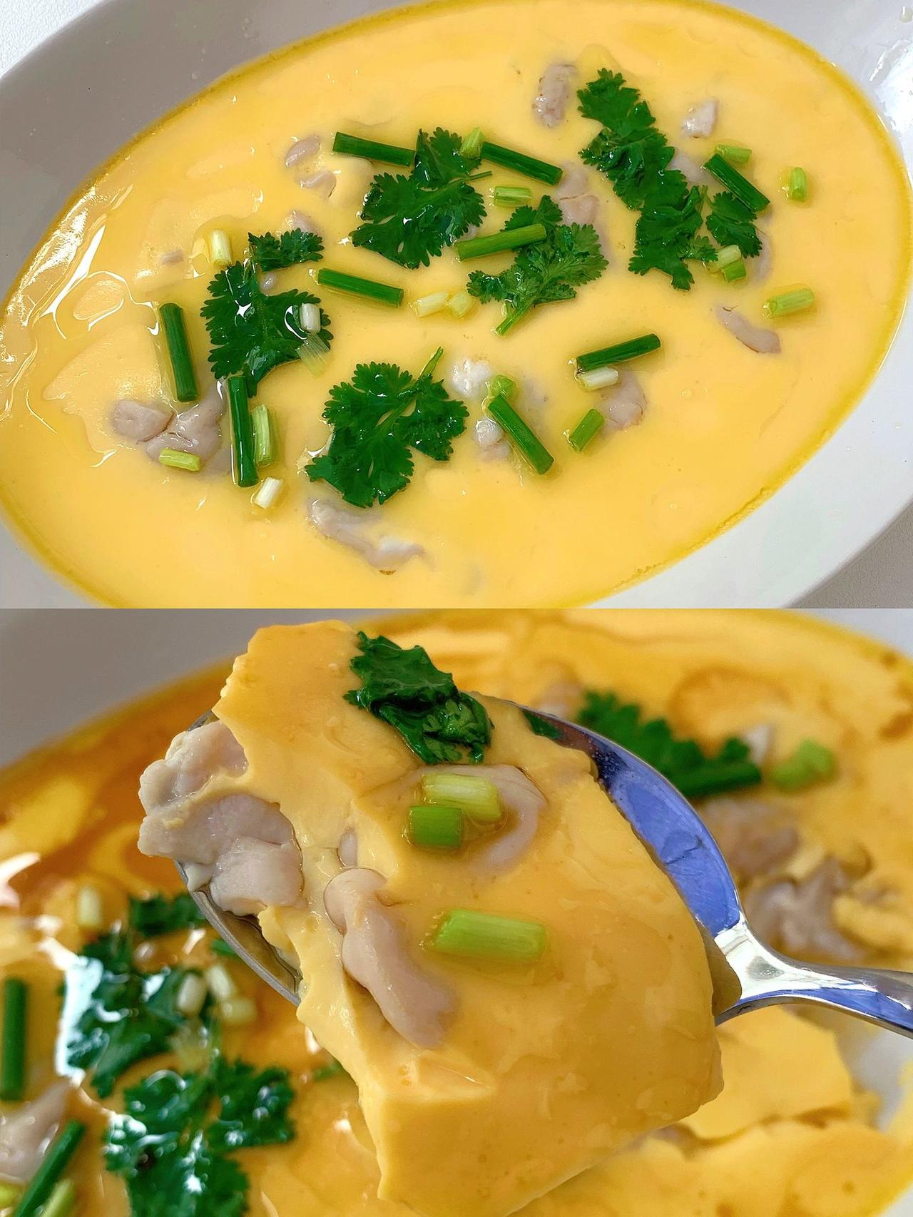 猪脑爱好者请进，都来尝尝这个猪脑蒸蛋
喜欢吃猪脑的一定要试试这个做法！处理好的猪