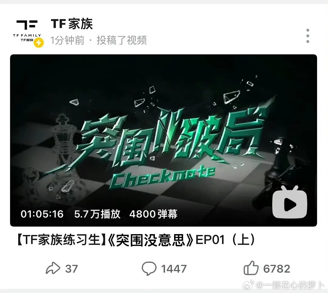 发了一期《突围没意思》