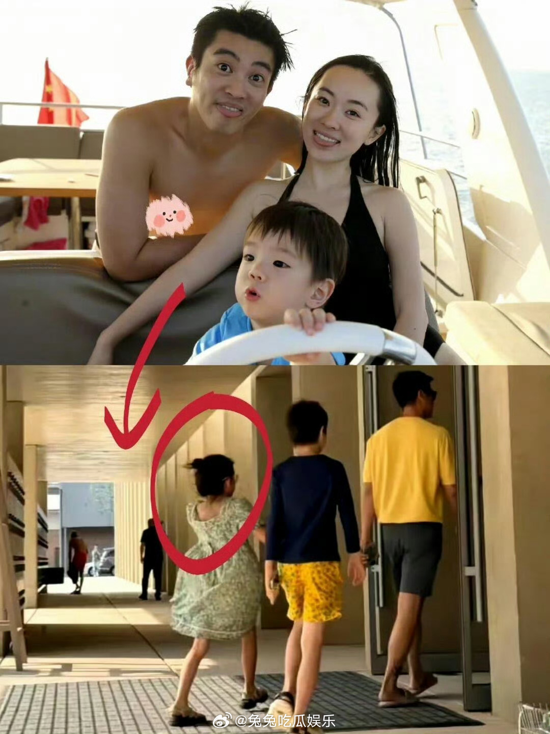 霍思燕瘦了好多机场偶遇霍思燕杜江一家四口 网友在机场偶遇霍思燕杜江带着俩孩子出行