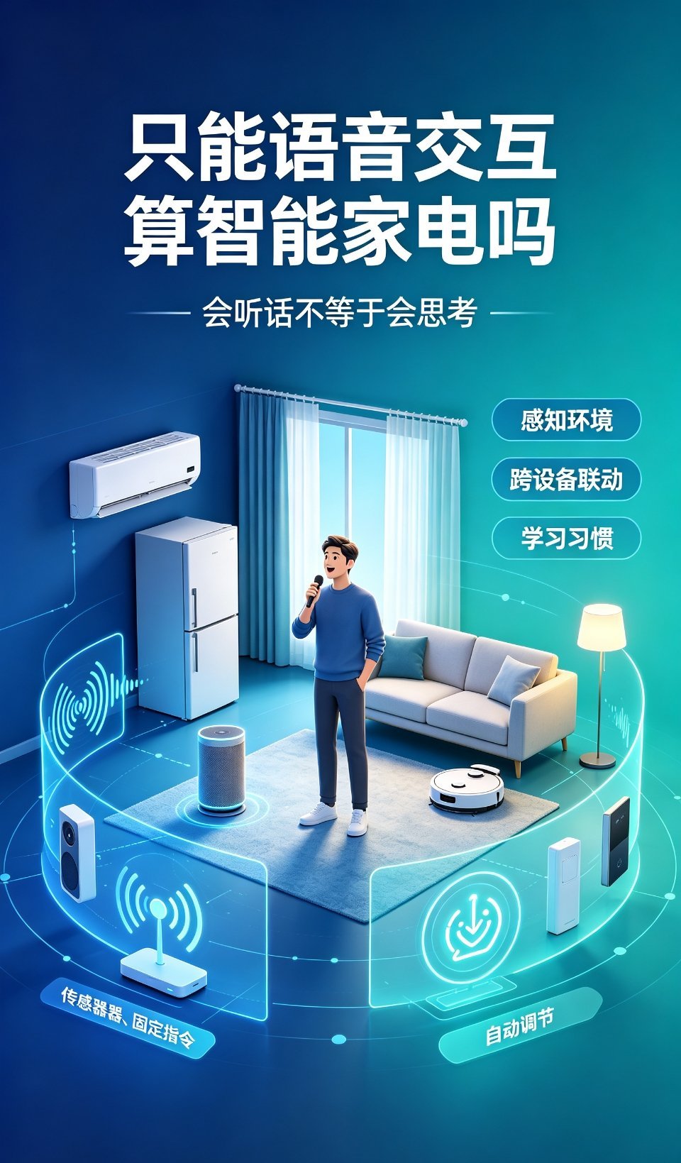 只能语音交互算智能家电吗喊一句指令就执行，真的就是智能家电？WAIC最新行业趋势