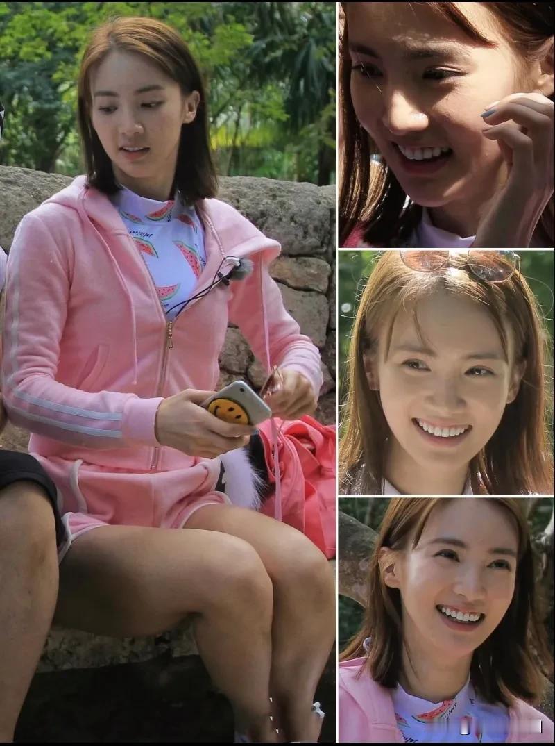 早期素颜的金晨，也是少女感满满的。发现很奇怪的是，她正经跳舞很有美感，但日常的动