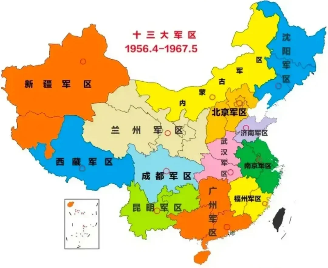 1955年成立12大军区，3位中将为何能担任司令