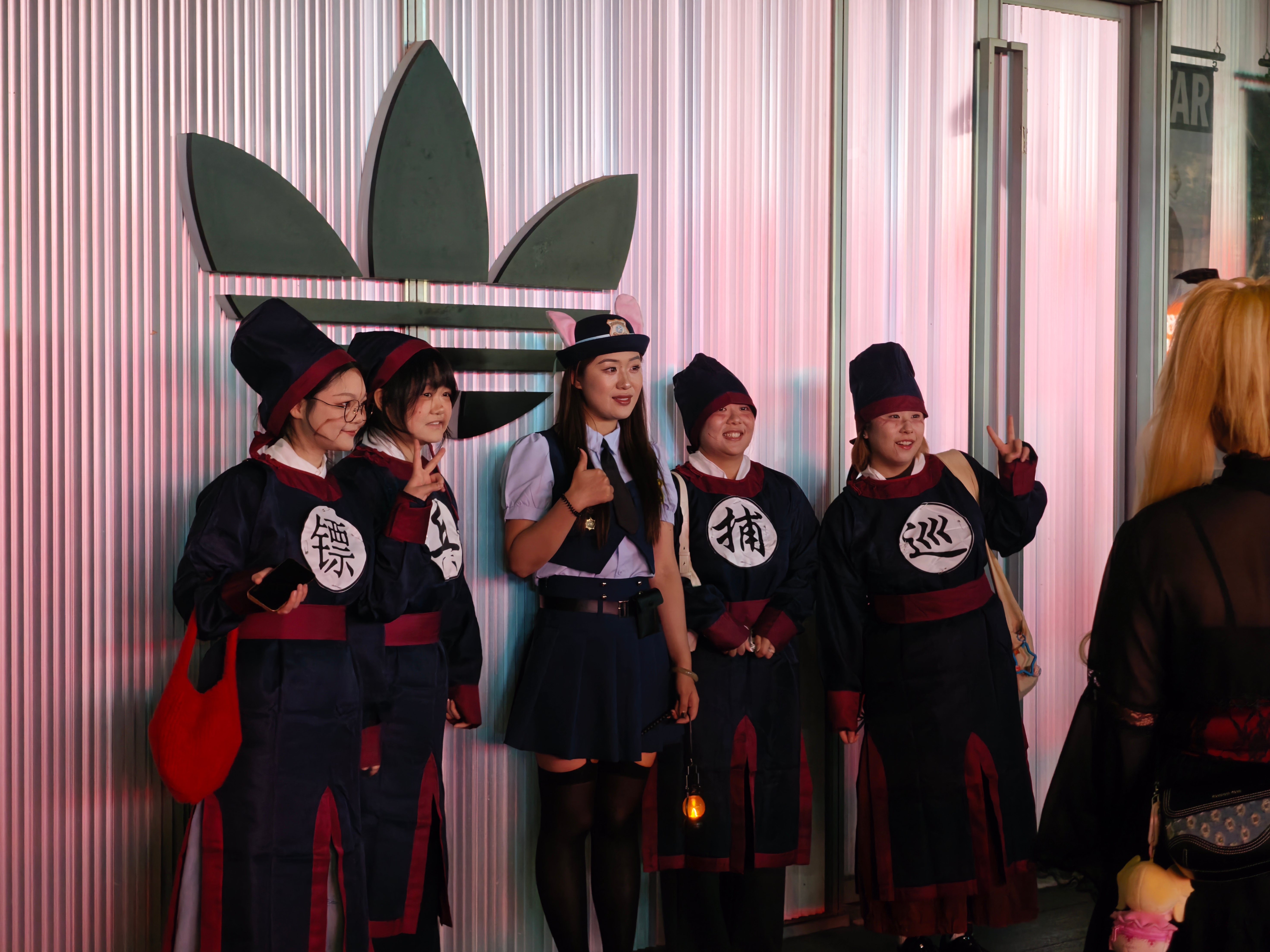 南京万圣节的露天漫展 ​​​